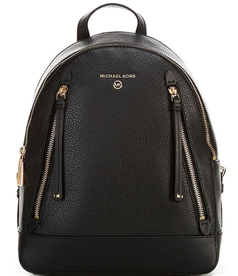 michael kors brooklyn extra small backpack|Brooklyn leather medium backpack.